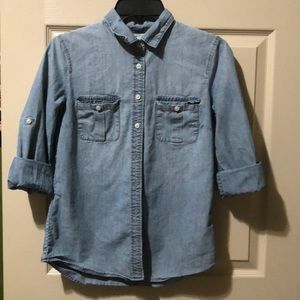 Everyday Chambray Shirt; Denim Shirt J. Crew